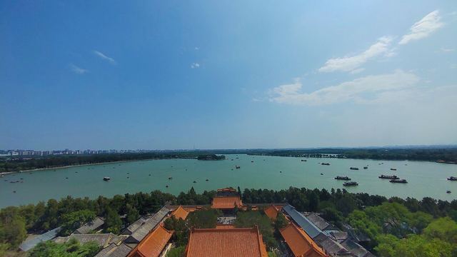 Het Zomerpaleis met het Kunmingmeer in Beijing