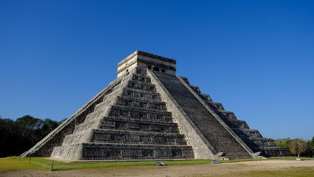 De piramide van Kukulcán in Chichén Itzá