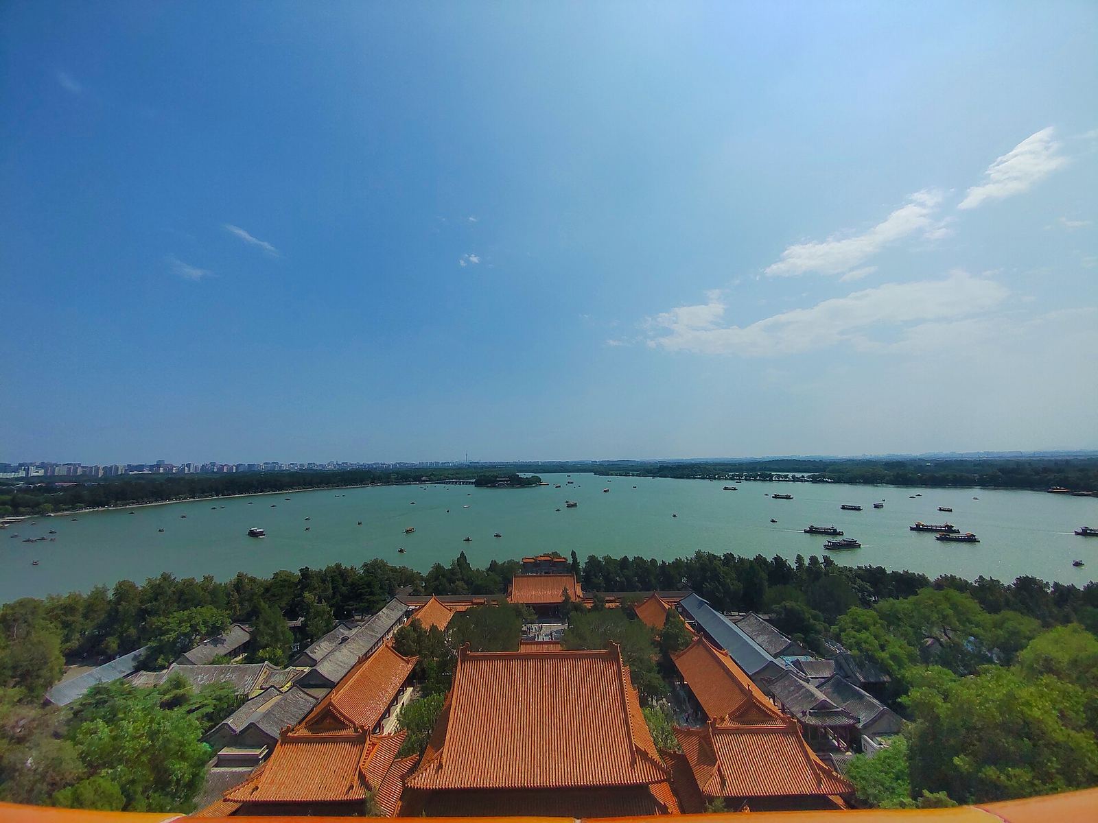 The Summer Palace with Kunming Lake in Beijing