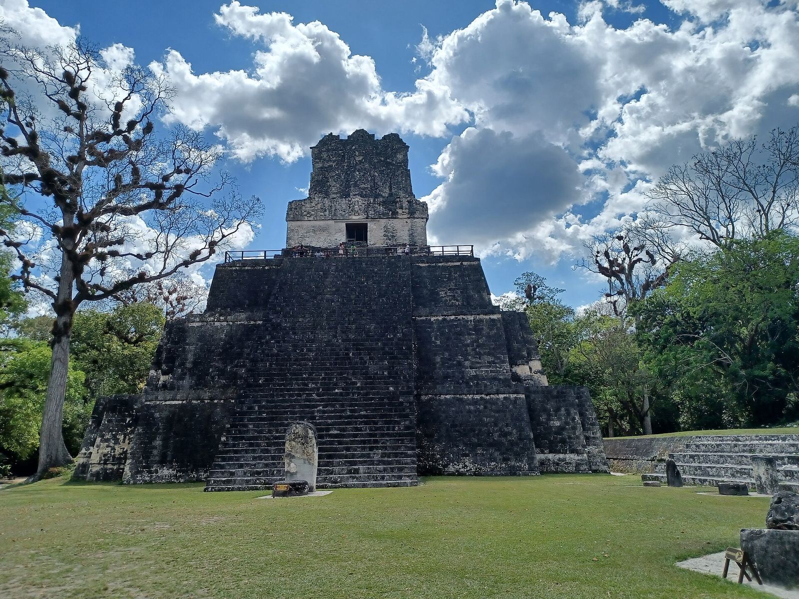 Temple II on the Great Plaza of Tikal