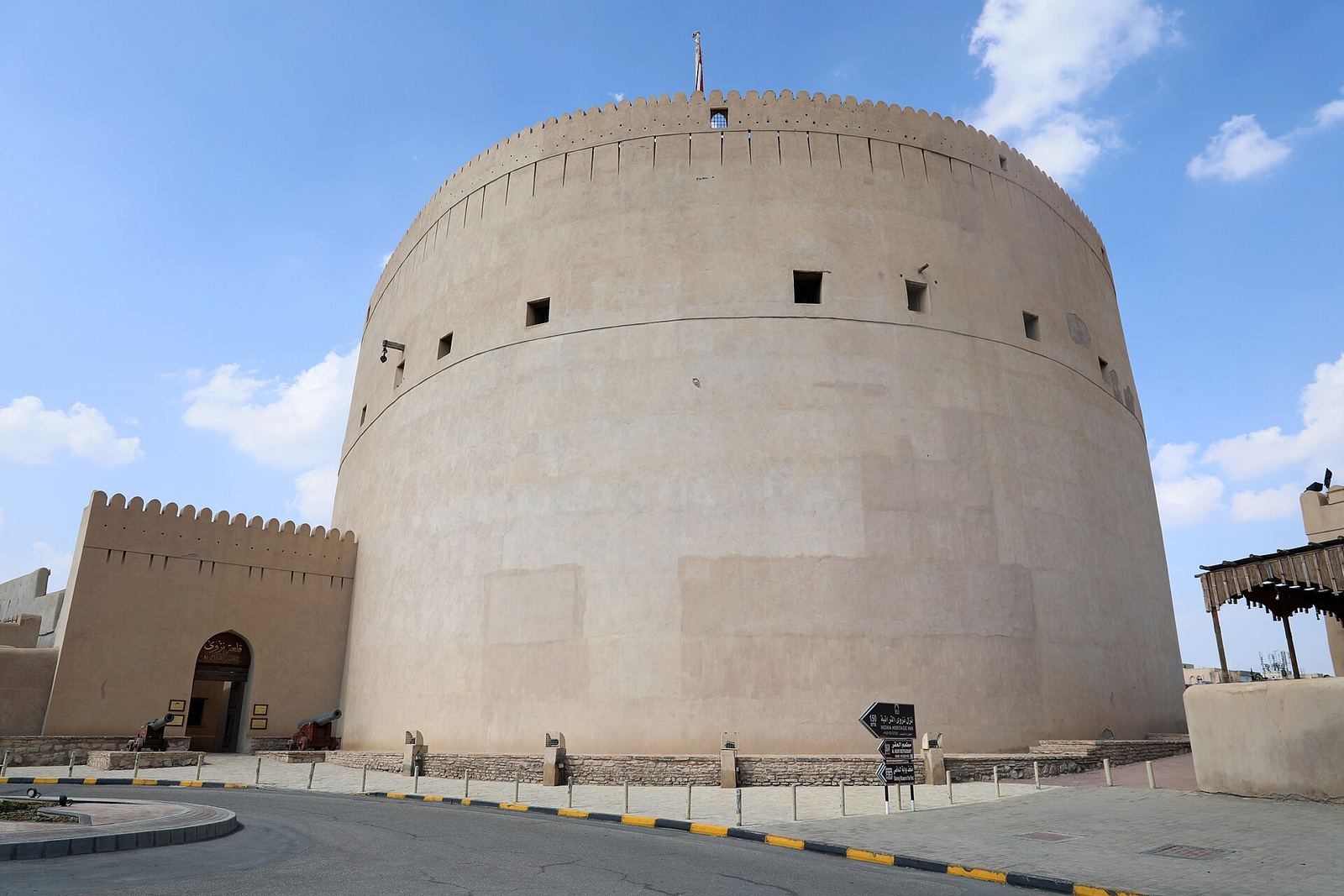 The round tower of Nizwa fort